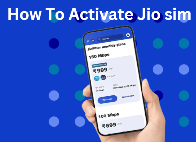 How To Activate Jio Sim