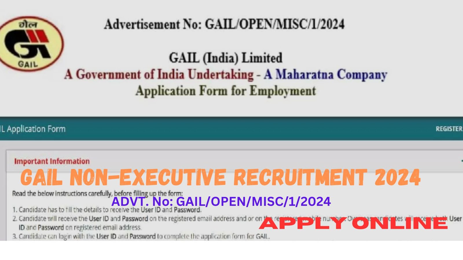 GAIL Recruitment 2024