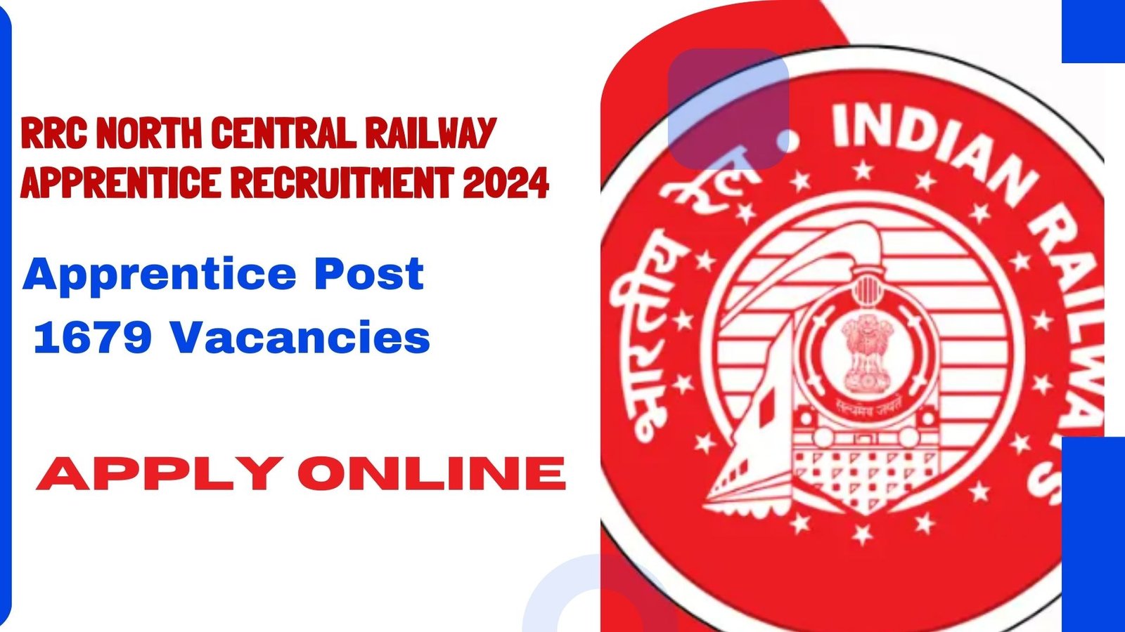 RRC NCR Apprentice Recruitment 2024 