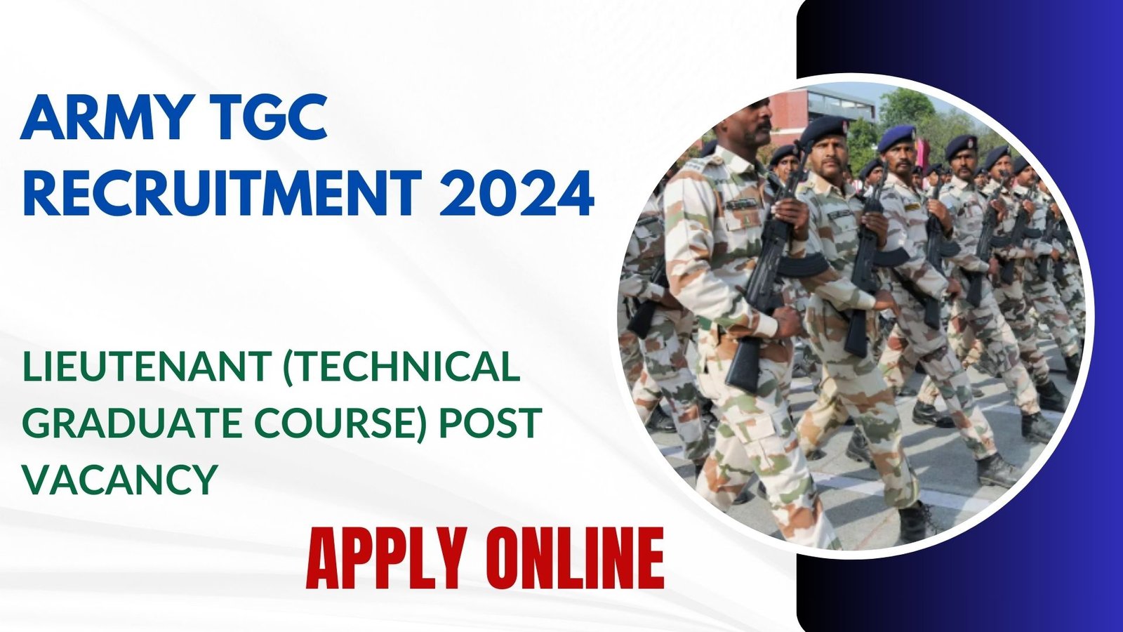 Army TGC Recruitment 2024